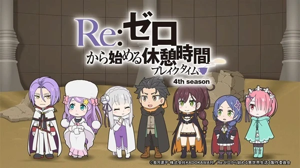Re:Zero. Перерыв с нуля 4 постер